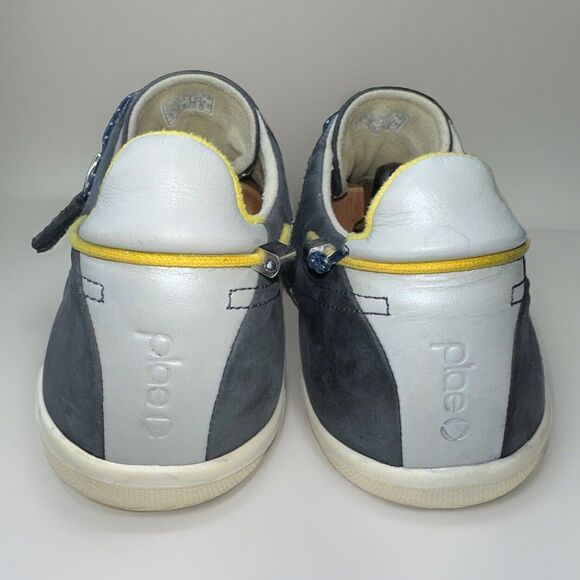 Plae‎ Butler Shoes Sneakers Dress Mens Size 10 Womens 11.5 Blue Yellow Preppy - Picture 10 of 15